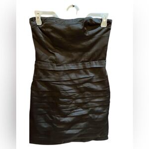 Express Sz Small Little Black Dress Strapless